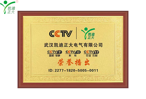 凱迪正大登上CCTV央視廣告，全力打造品牌新高度